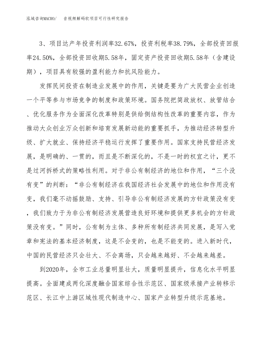 音视频解码软项目可行性研究报告（参考立项模板）.docx_第4页