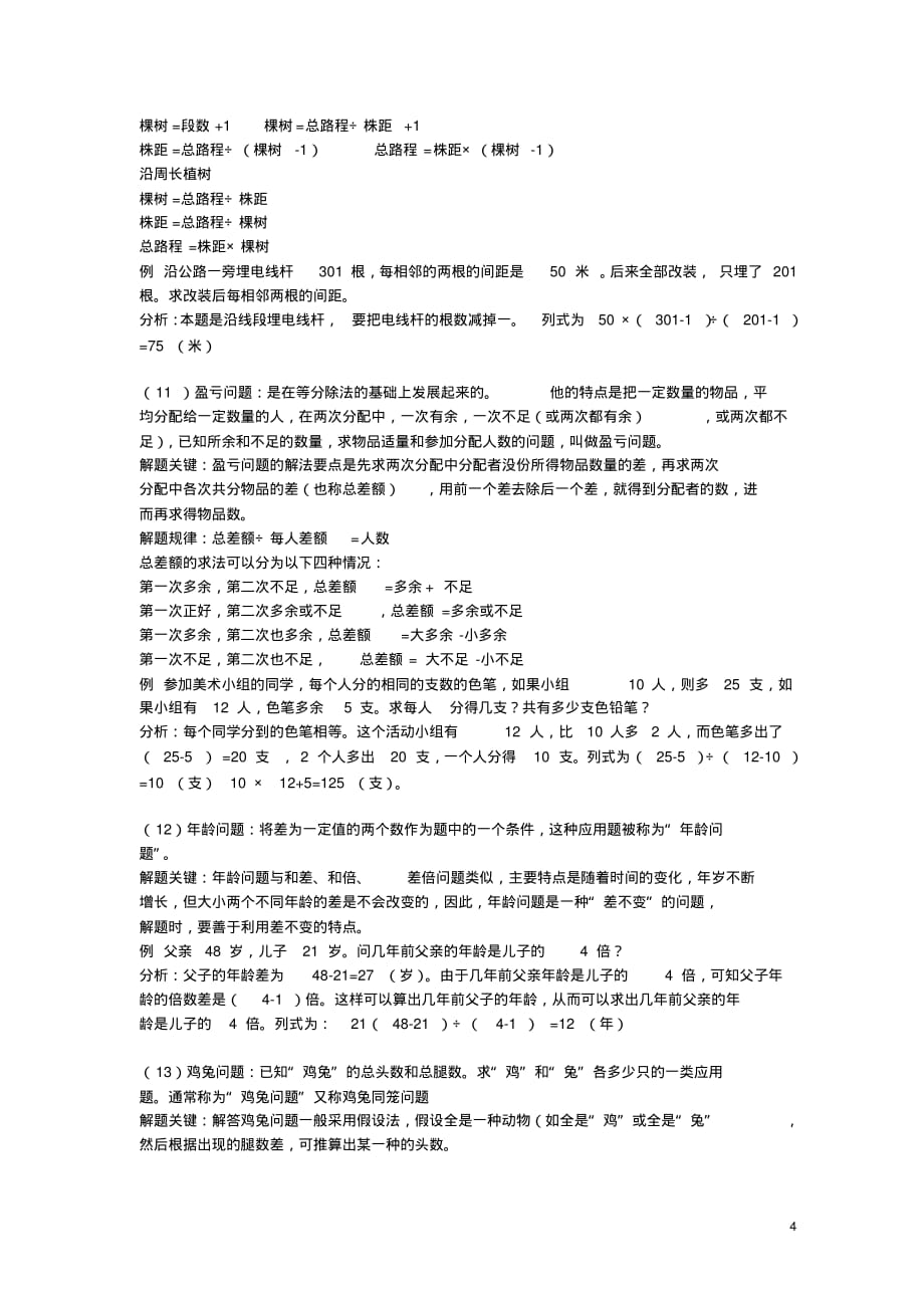 小升初数学总复习资料归纳7成才必备_第4页