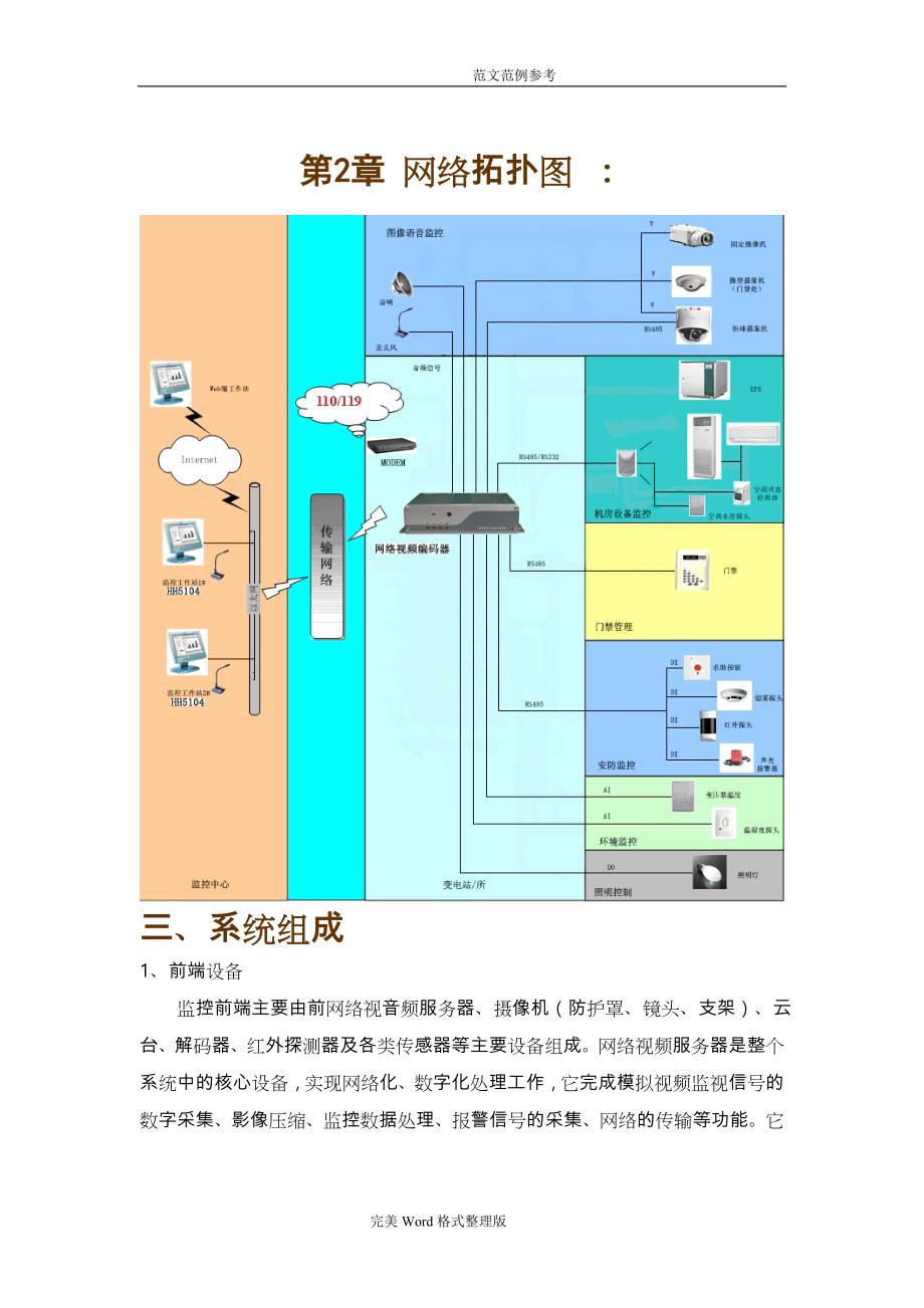 机房网络视频监控解决方案报告书_第3页