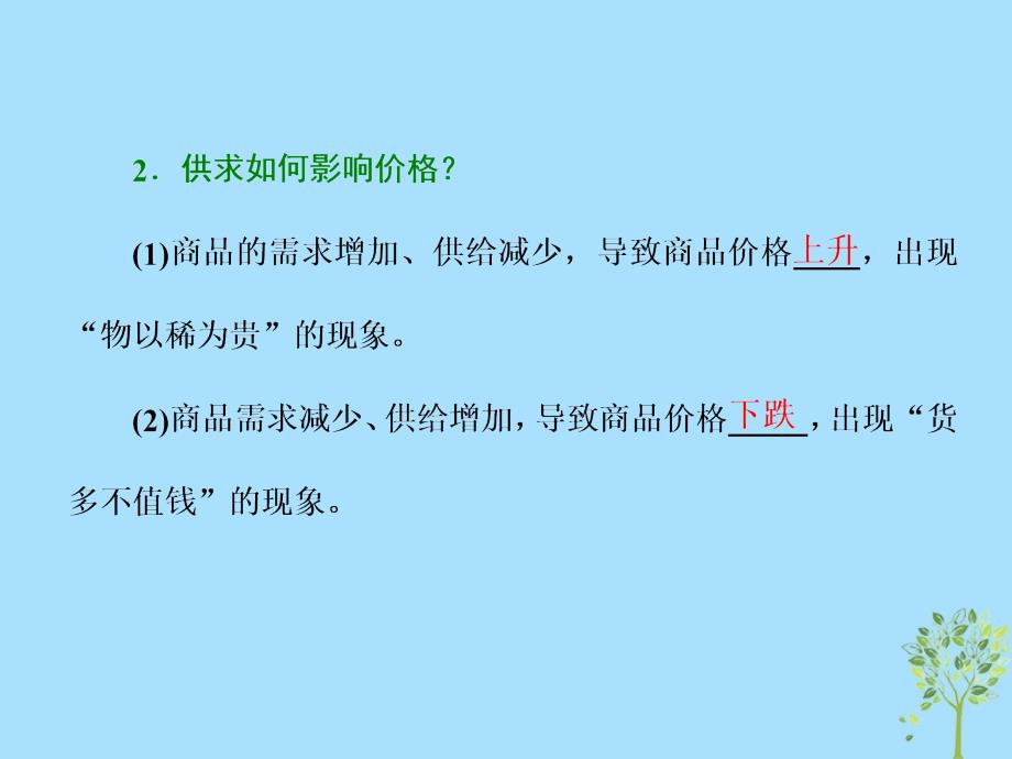 高中政治第一单元生活与消费第二课多变的价格第一框影响价格的因素课件新人教必修1.ppt_第2页