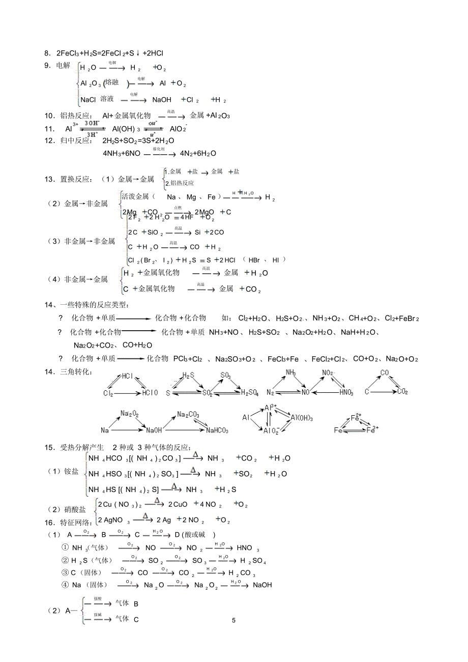 高中化学重要知识点详细总结强列推荐_第5页