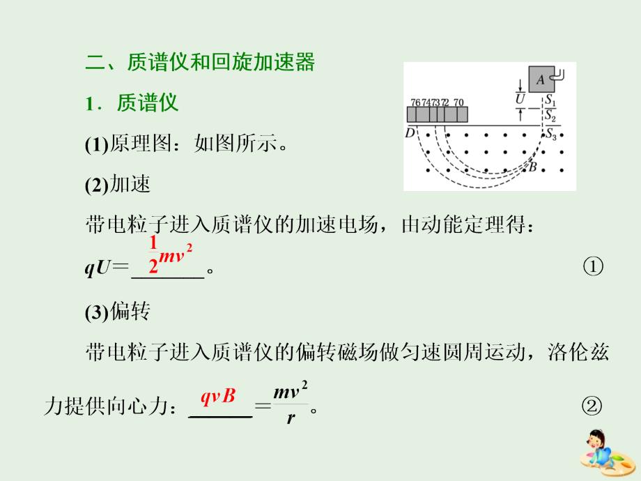 高中物理第三章第6节带电粒子在匀强磁场中的运动课件新人教版选修3_1.ppt_第4页