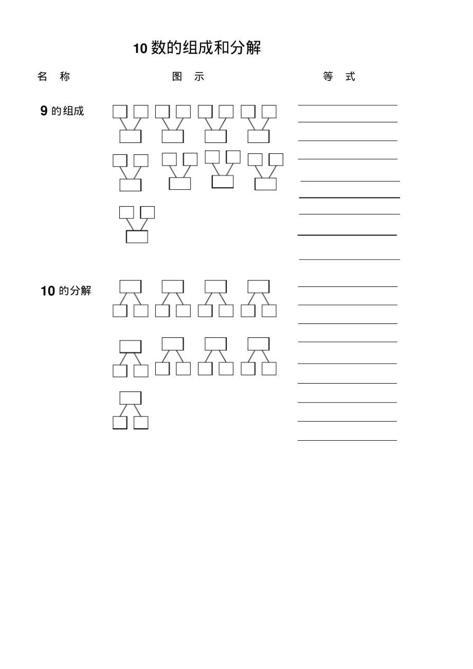 精品资料：归纳10以内数的组成和分解_第4页