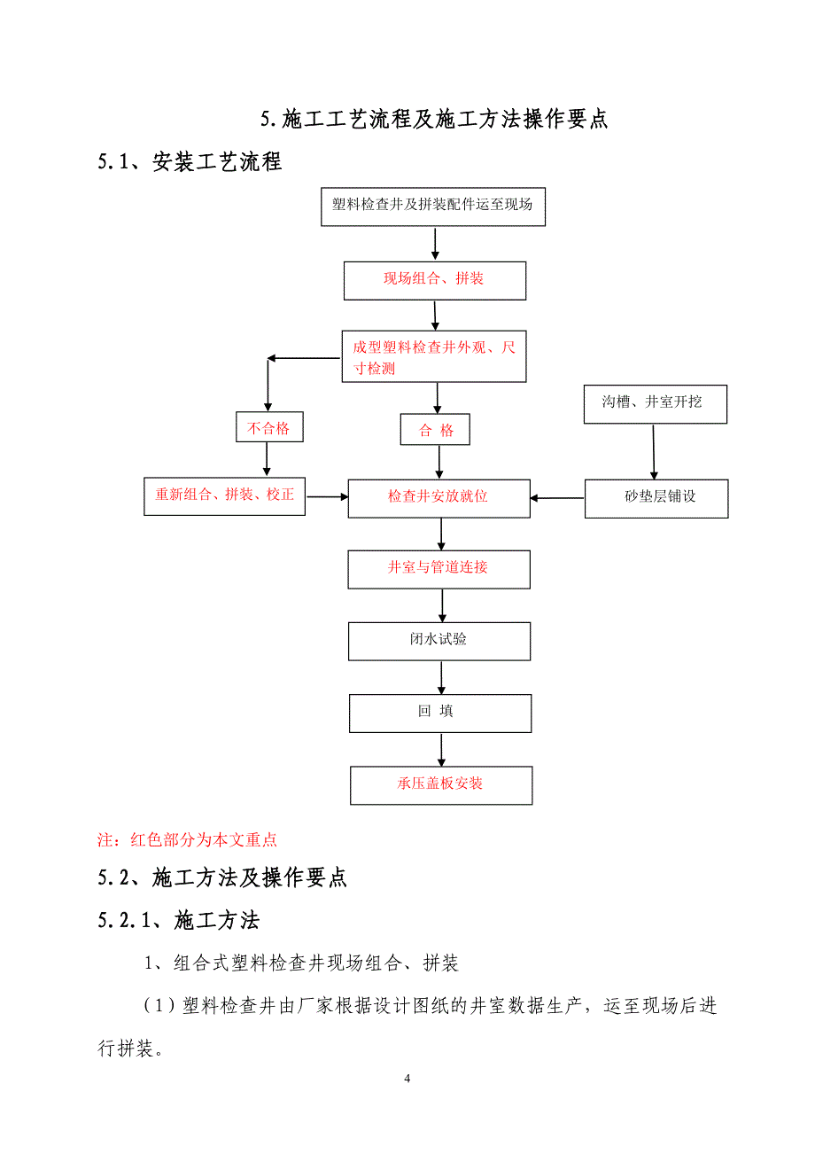 组合式塑料检查井应用及安装技术工法_第4页