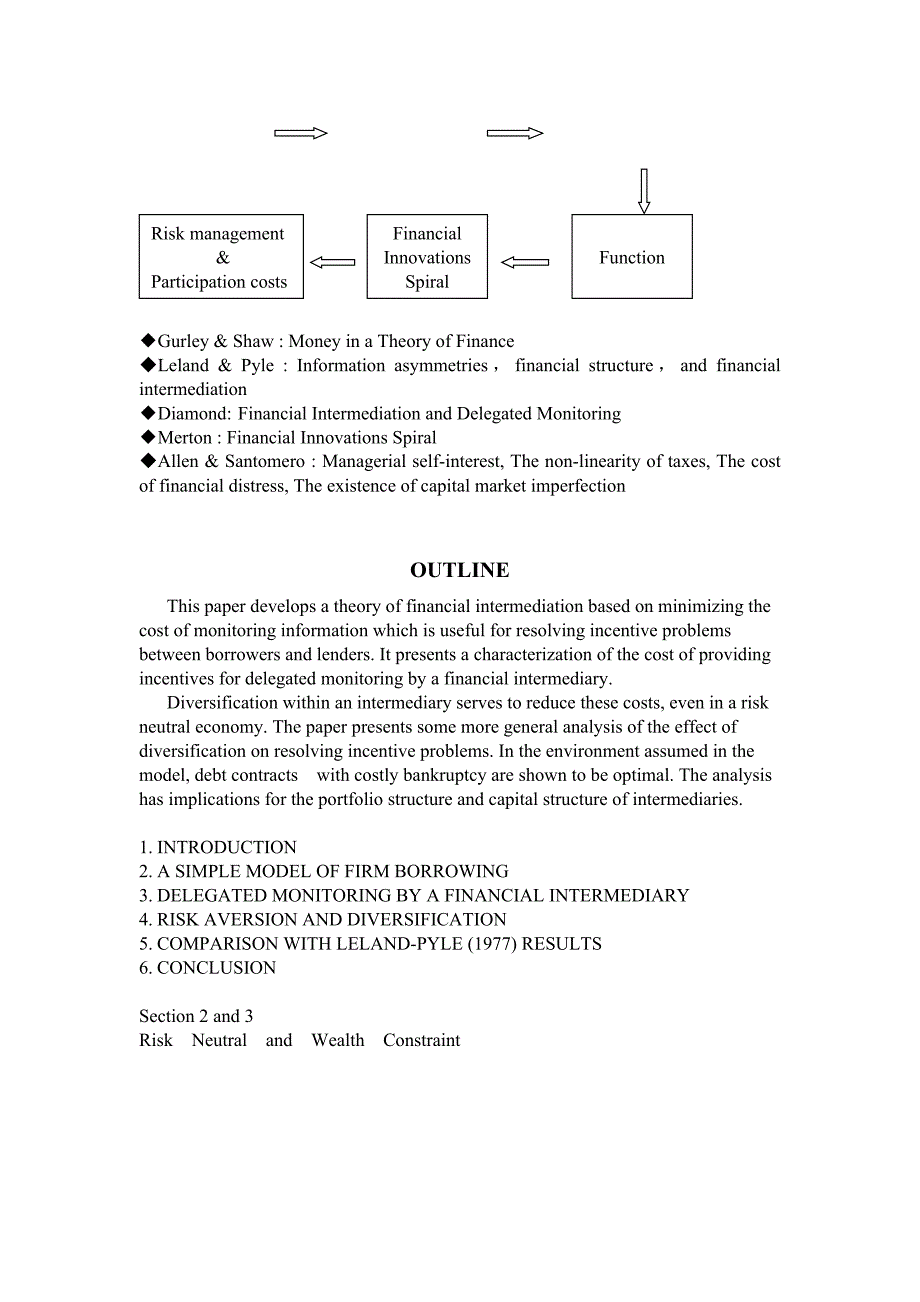 Diamond：金融中介理论_第3页