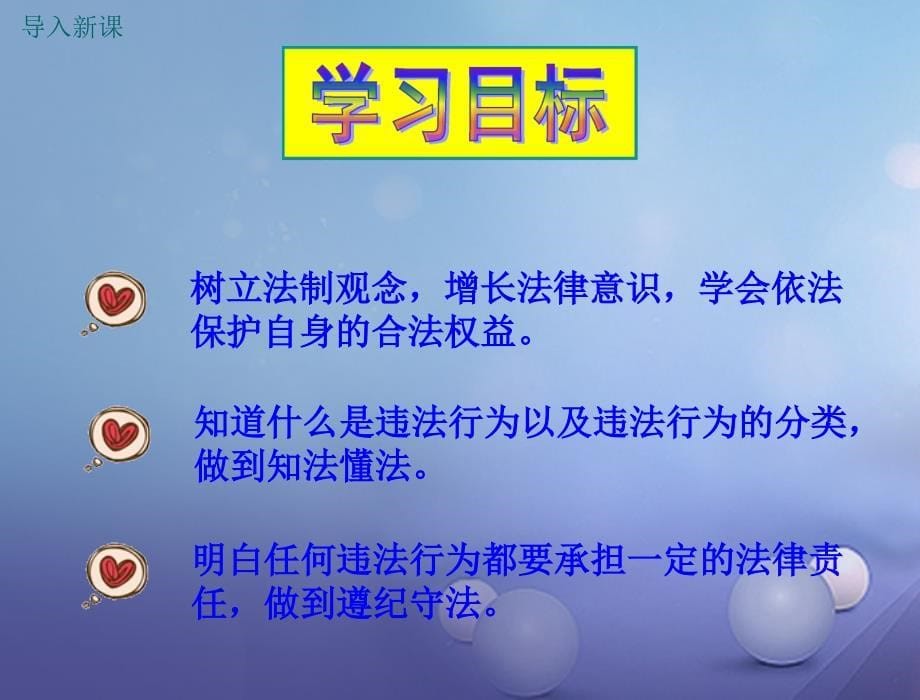 2017秋八年级道德与法治上册 第三单元 法律在我心中 第十一课 对违法说“不”（什么是违法？）优质课件 人民版_第5页