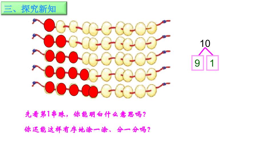 苏教版一年级上册数学第七单元第四课时《10的分与合》 (共20张PPT)_第4页