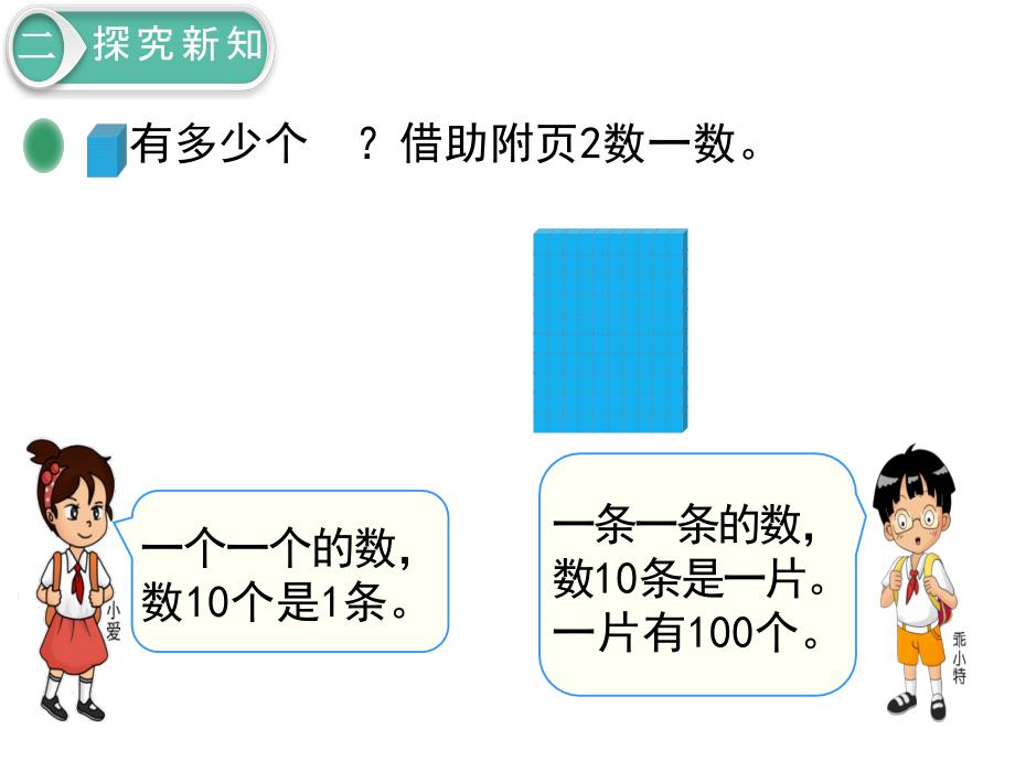 北师大版二年级下册数学课件第三单元 生活中的大数：第2课时 数一数（二）_第4页