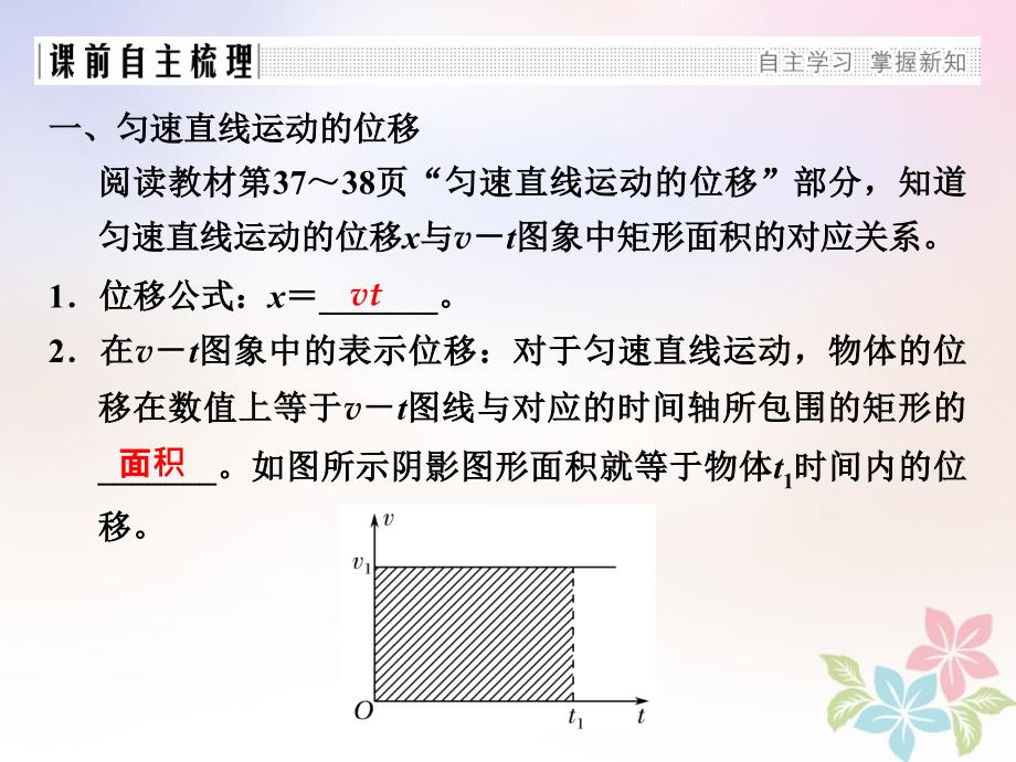 2017-2018学年高中物理 第二章 匀变速直线运动的研究 2.3 匀变速直线运动的位移与时间的关系课件 新人教版必修1_第3页