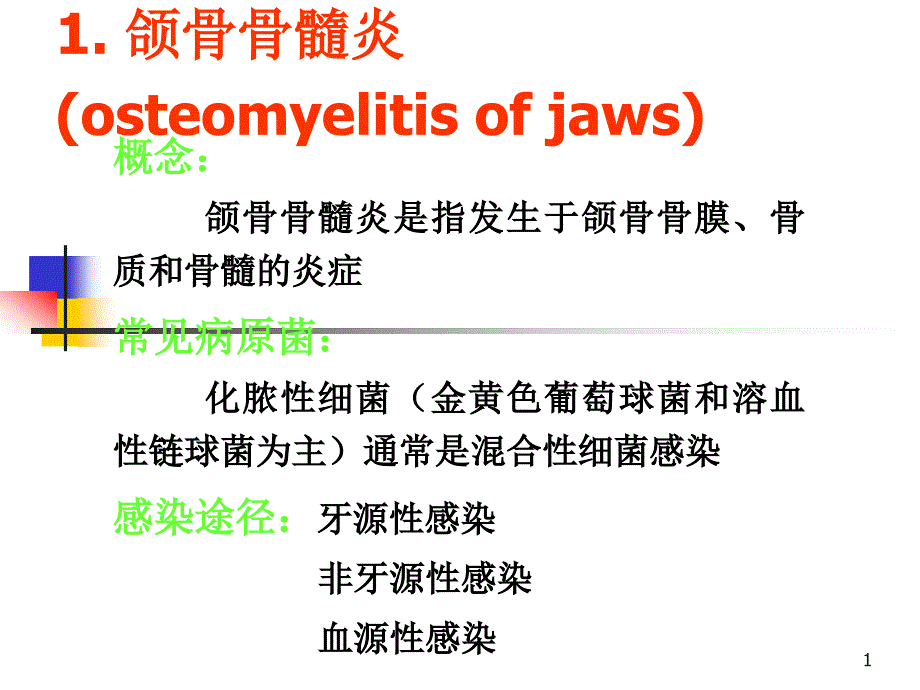 口病十四_颌骨疾病1.-医学资料_第1页