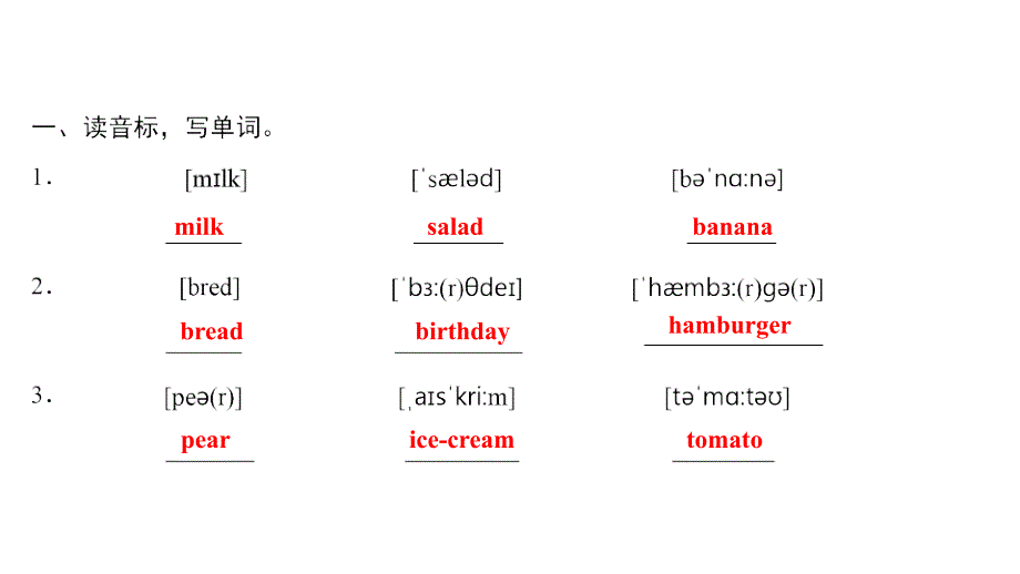 2018七年级英语上册 Unit 6 Do you like bananas Part 6课件 （新版）人教新目标版_第2页