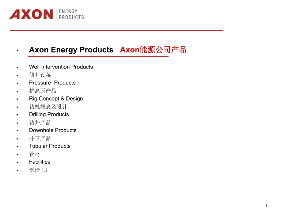 AXON(美国)公司产品简介-医学资料_第1页