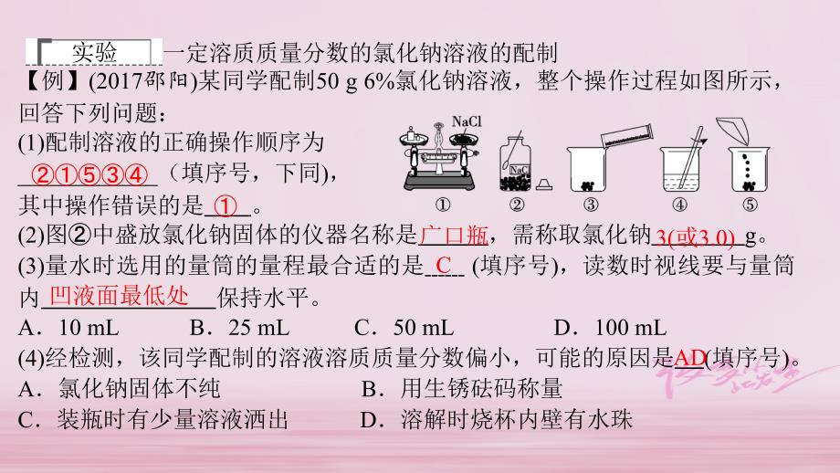 2018年中考化学复习 第九单元 溶液课件 （新版）新人教版_第3页