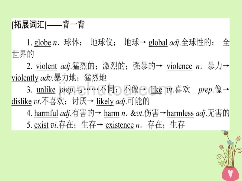 2019届高三英语一轮复习 Unit 4 Astronomy the science of the课件 新人教版必修3_第4页