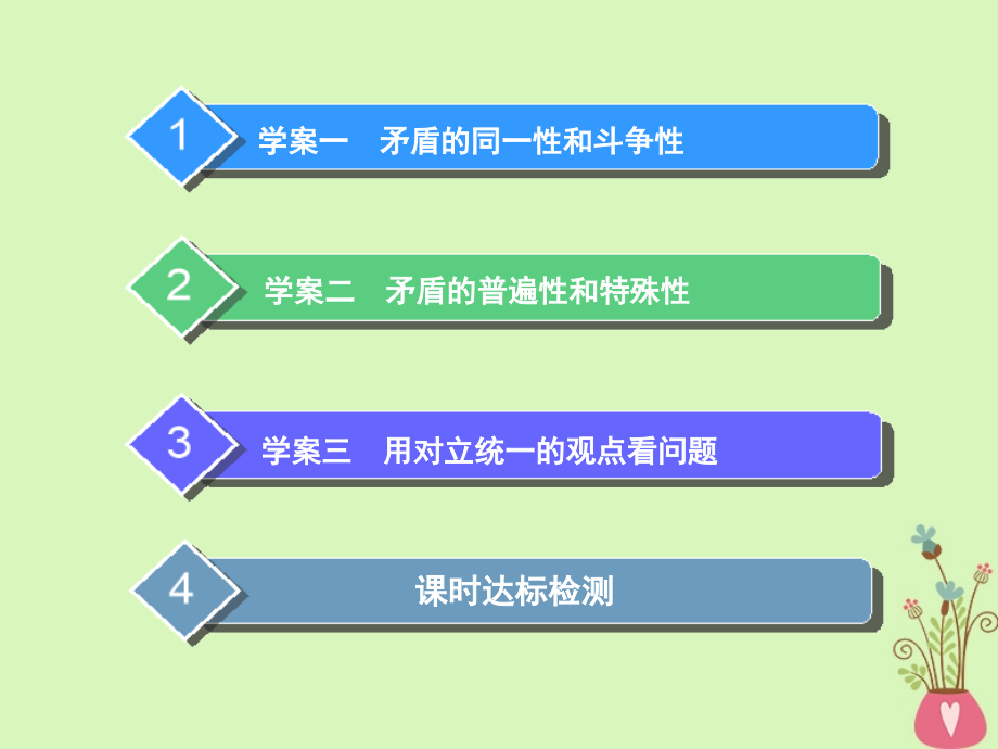 2019届高考政治一轮总复习（A版）第三单元 思想方法与创新意识 第九课 唯物辩证法的实质与核心课件 新人教版必修4_第4页