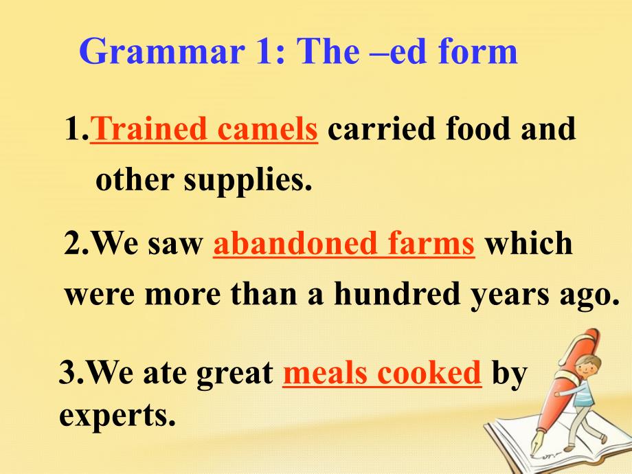 2017-2018学年高中英语 Module 3 Grammar and usage课件 外研版必修1_第1页