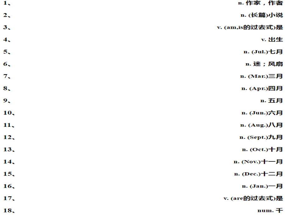 七年级英语下册 Unit 7 The Birthday Topic 1 When is your birthday Section A同步课件 （新版）仁爱版_第2页