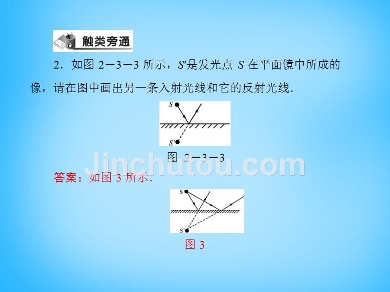 人教版八年级物理上册：《平面镜成像》ppt_第5页