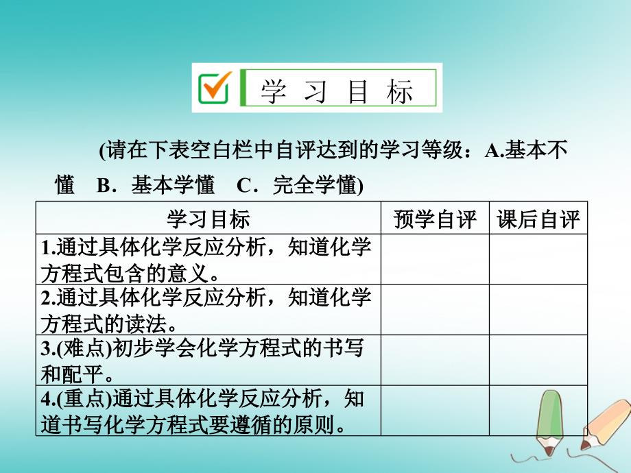 八年级科学下册 第3章 第3节 化学方程式 第2课时 化学方程式课件 （新版）浙教版_第3页