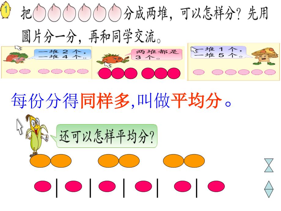 苏教版二年级上册数学《认识平均分(一)》 (共11张PPT)_第3页