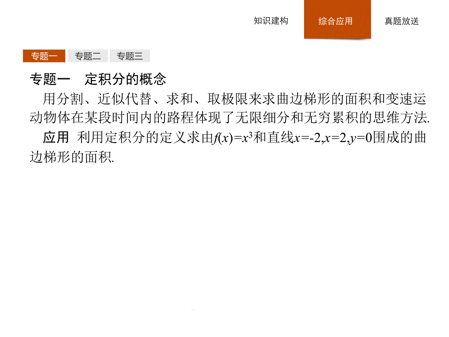 2018-2019学年北师大版高中数学选修2-2同步配套课件：本章整合4_第3页