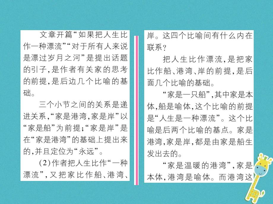 （遵义专版）2018届九年级语文下册 第一单元 1 家课件 语文版_第4页