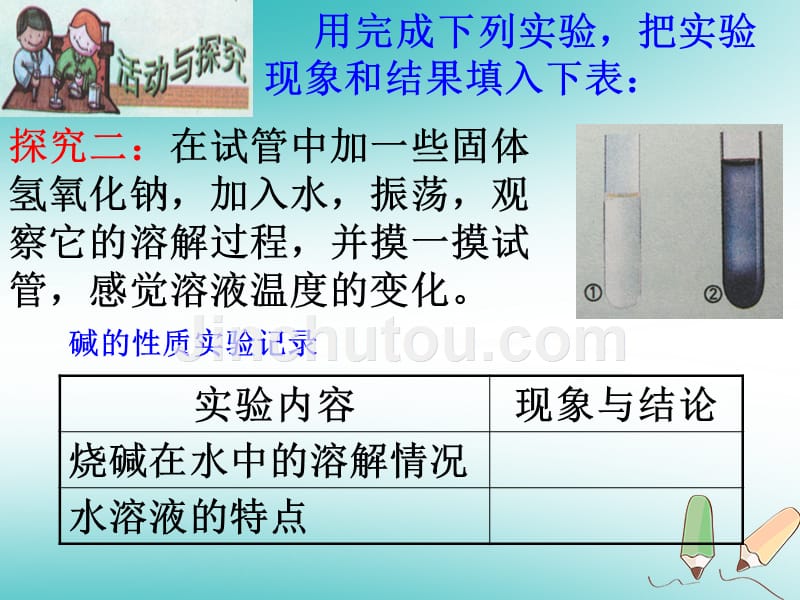 福建省南平市浦城县九年级化学全册 7.2 常见的酸和碱课件1 （新版）沪教版_第5页