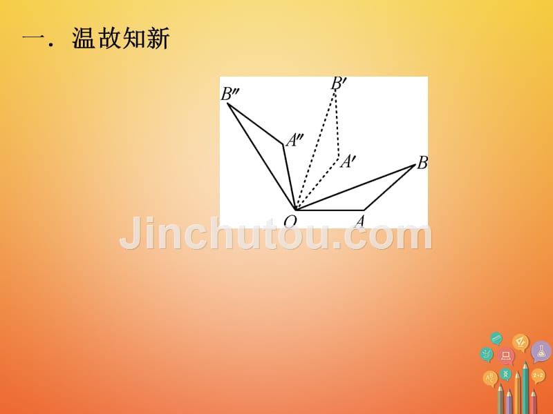 内蒙古鄂尔多斯市康巴什新区九年级数学上册 第23章 旋转 23.1 图形的旋转（第2课时）课件 （新版）新人教版_第4页