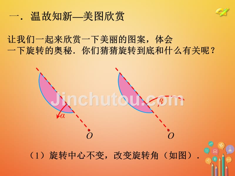 内蒙古鄂尔多斯市康巴什新区九年级数学上册 第23章 旋转 23.1 图形的旋转（第2课时）课件 （新版）新人教版_第5页