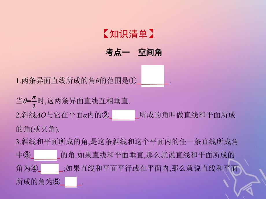 （浙江专版）2019版高考数学一轮复习 第八章 立体几何 8.5 空间向量及其应用课件_第2页