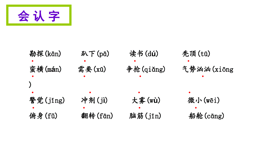 苏教版三年级上册语文第六单元期末知识清单汇总 (共21张PPT)_第2页