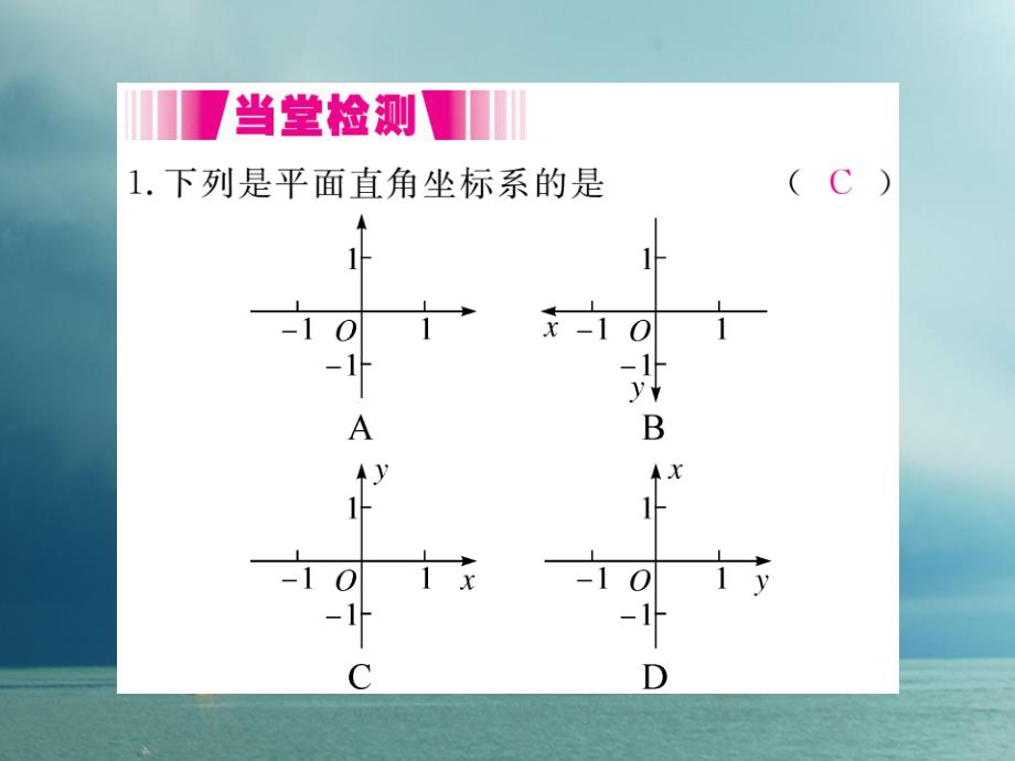 八年级数学下册 第三章 平面直角坐标系 3.1 平面直角坐标系 第1课时 平面直角坐标系导学课件 （新版）湘教版_第4页