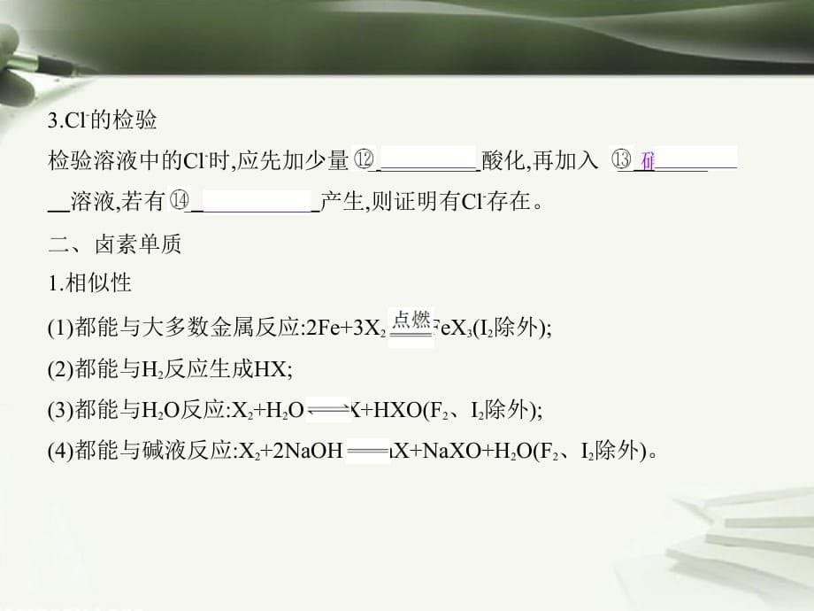 （B版浙江选考专用）2019版高考化学总复习 第三部分 专题十 从海水中获得的化学物质课件_第5页