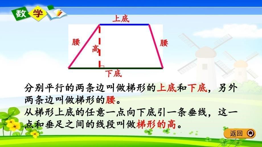 冀教版版四年级下册数学《4.5 梯形》PPT课件_第5页