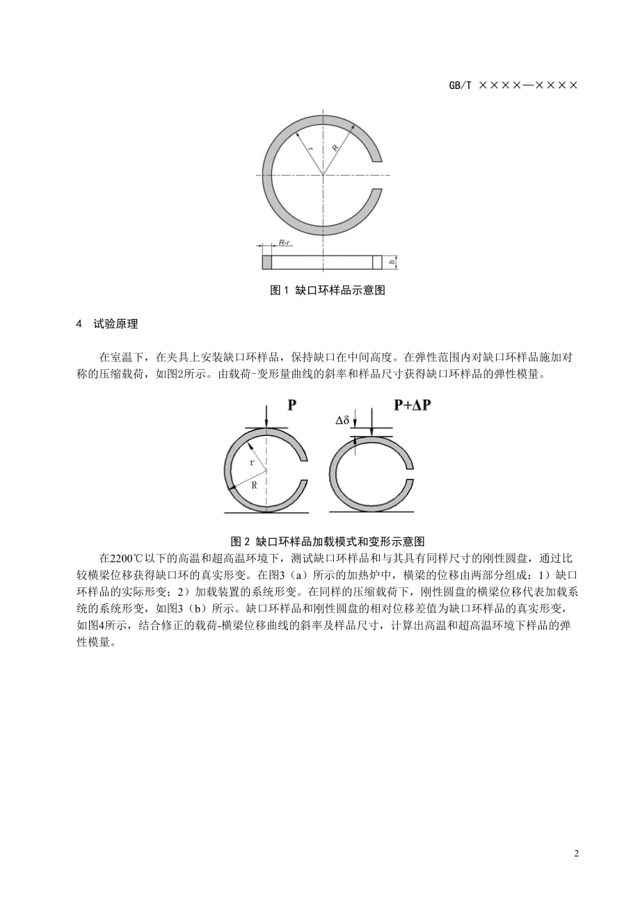 《精细陶瓷 高温和超高温弹性模量的测定 缺口环相对法》_第4页