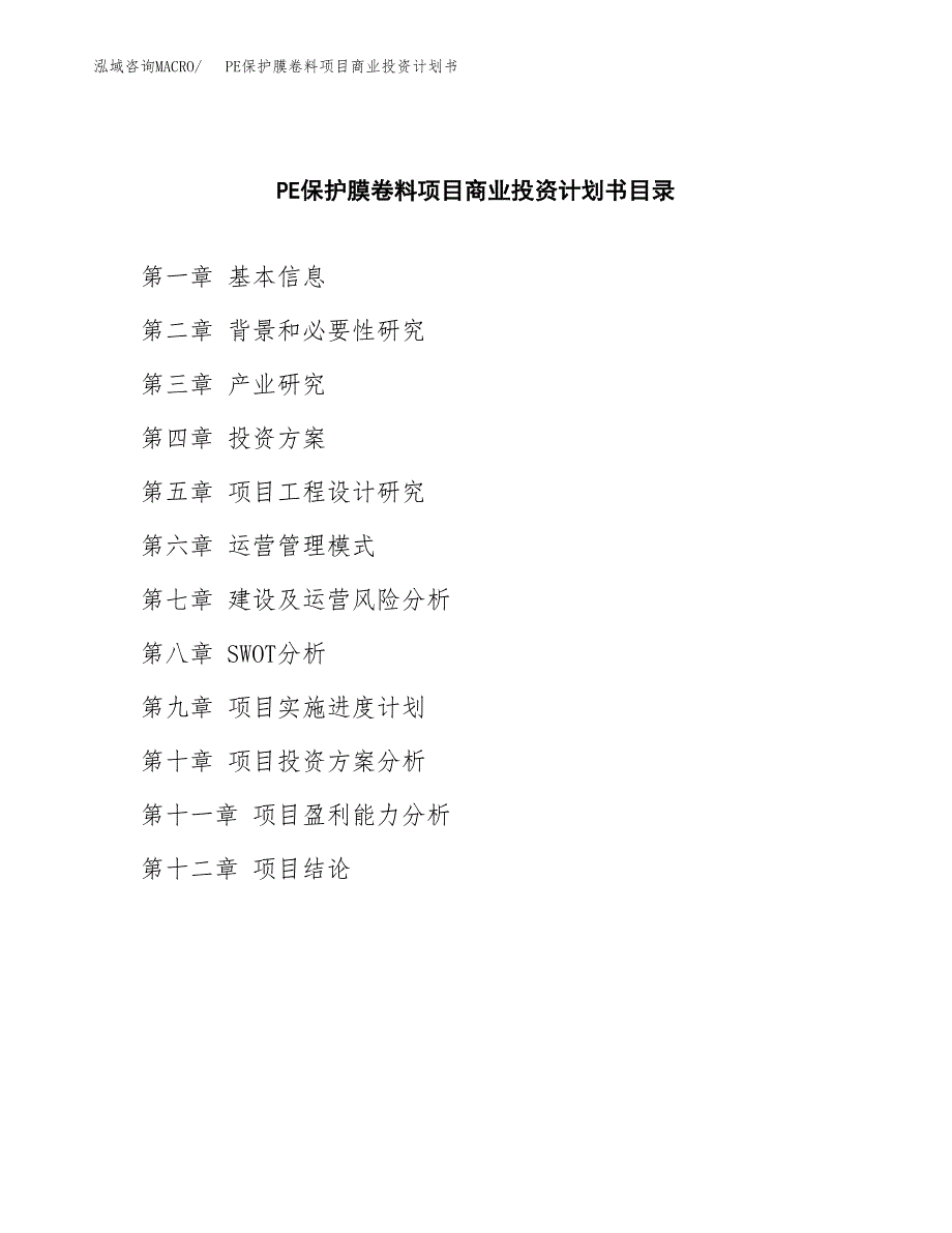 PE保护膜卷料项目商业投资计划书（总投资19000万元）.docx_第2页