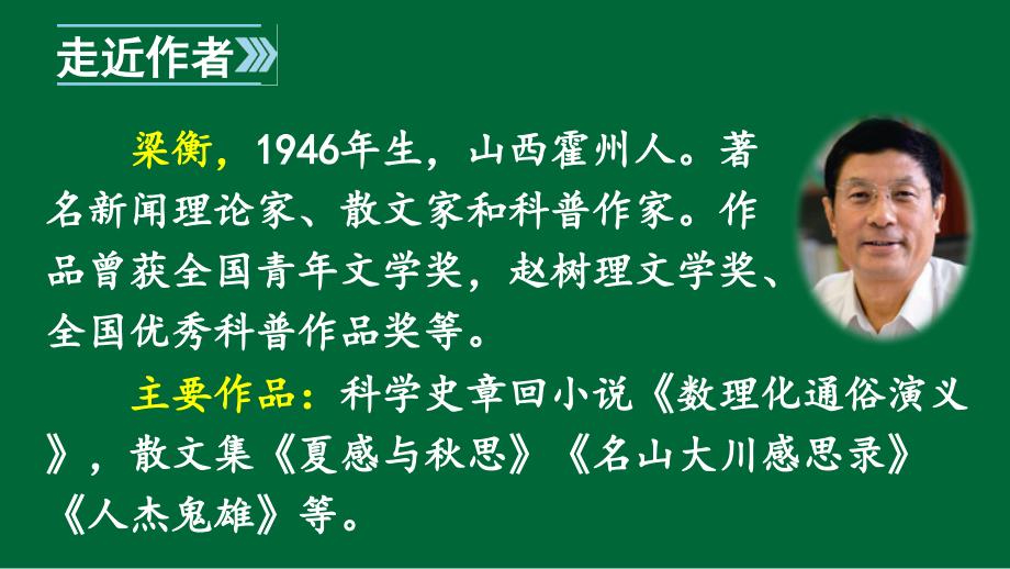 部编人教版六年级上册语文《19 青山不老【1】》PPT课件 (2)_第4页