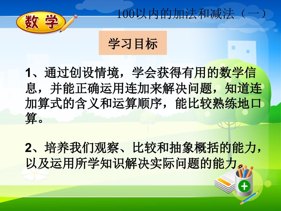 新人教版一年级下册数学精品教学课件-6.4.1 用同数连加解决问题_第2页