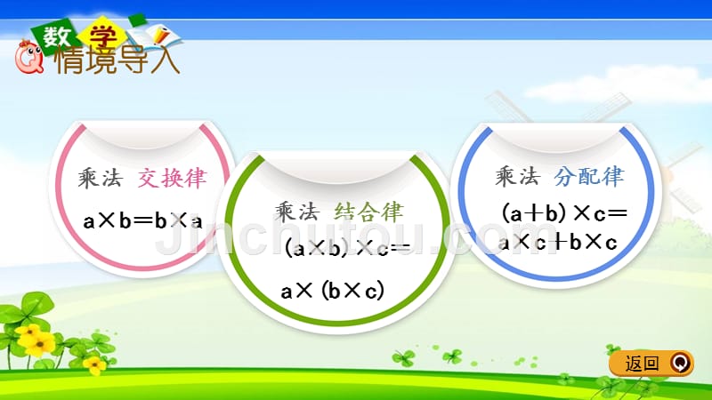 冀教版版五年级下册数学《4.5 简便运算》PPT课件_第2页