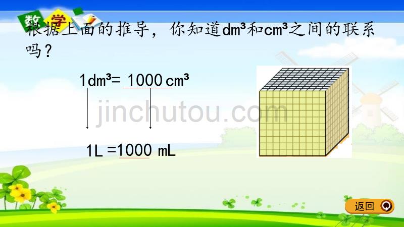 北师大版五年级下册数学《4.6 体积单位的换算》PPT课件_第4页