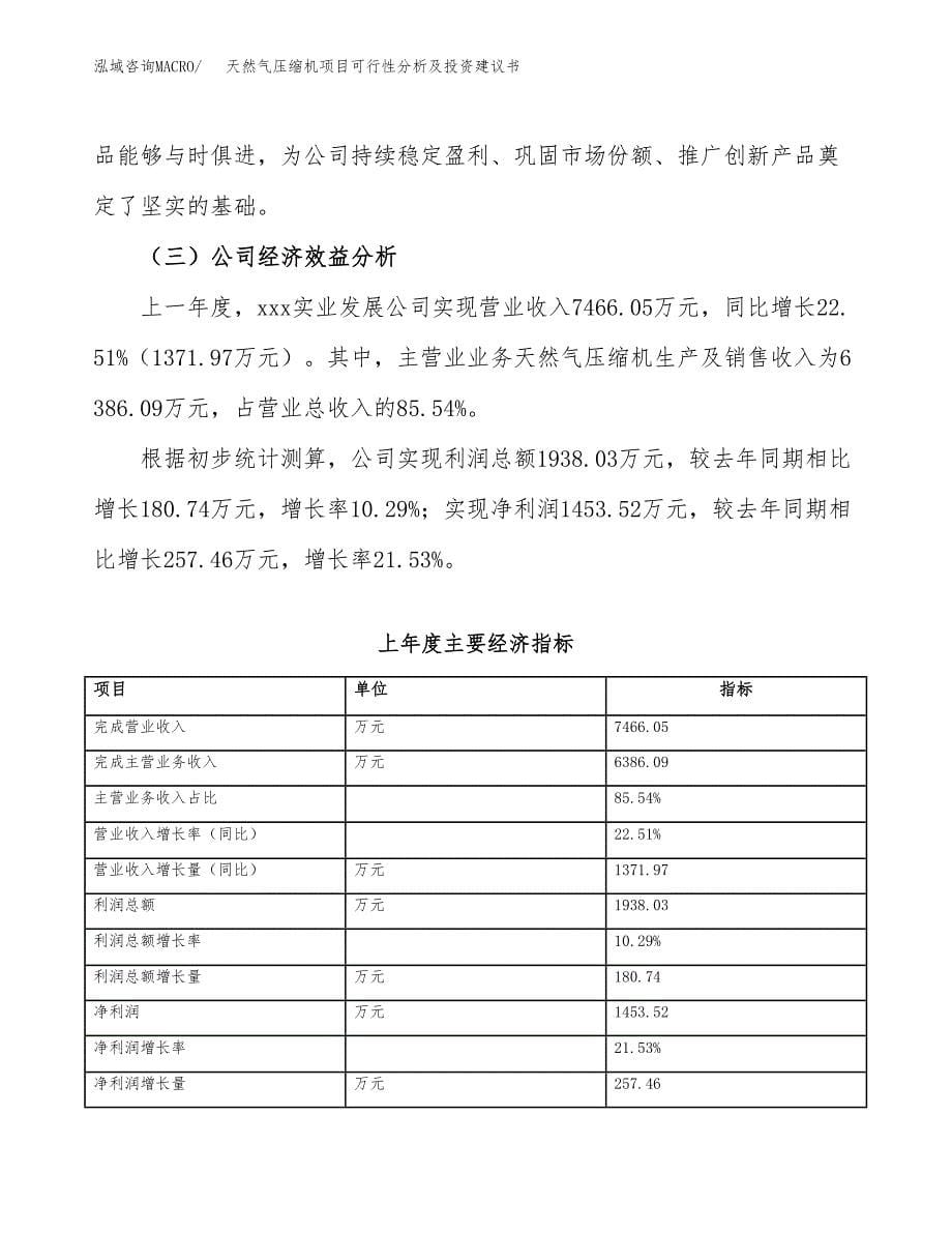 天然气压缩机项目可行性分析及投资建议书.docx_第5页