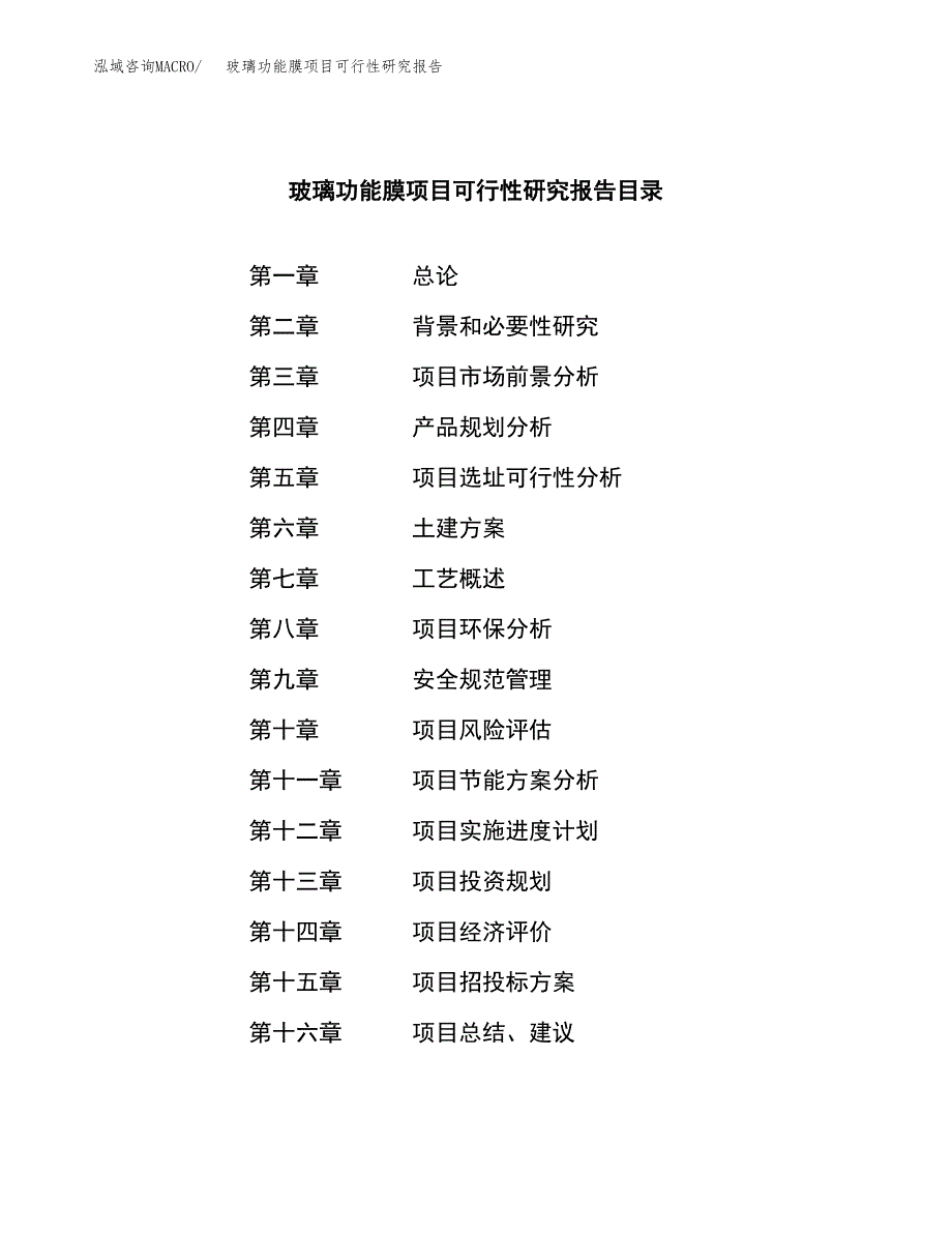 玻璃功能膜项目可行性研究报告建议书.docx_第3页