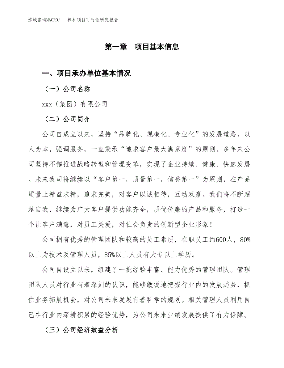 棒材项目可行性研究报告建议书.docx_第4页