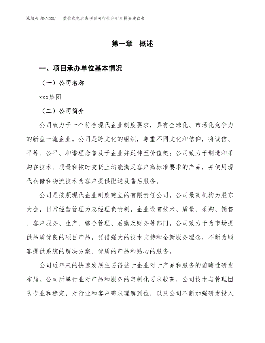 数位式电容表项目可行性分析及投资建议书.docx_第2页