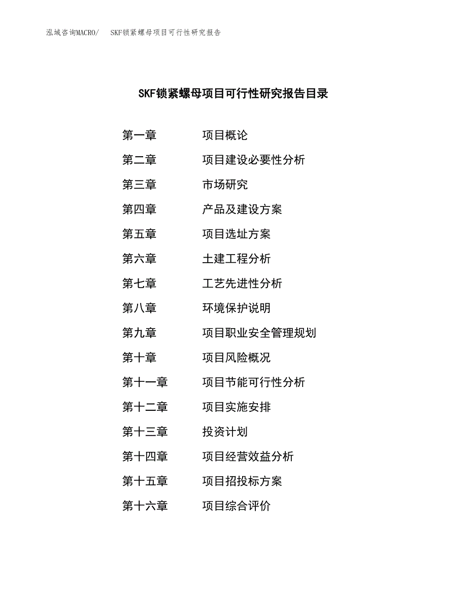 SKF锁紧螺母项目可行性研究报告建议书.docx_第3页