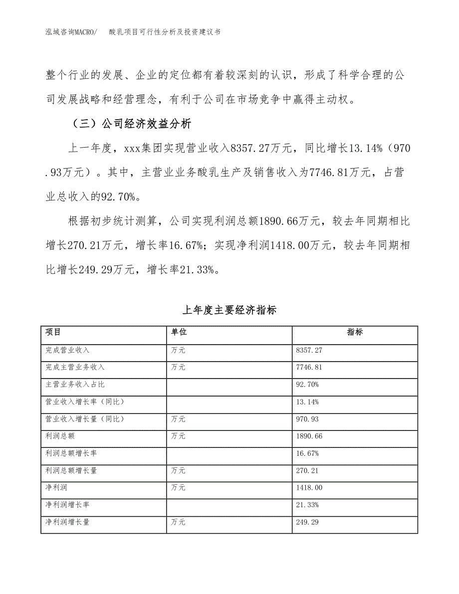 酸乳项目可行性分析及投资建议书.docx_第4页