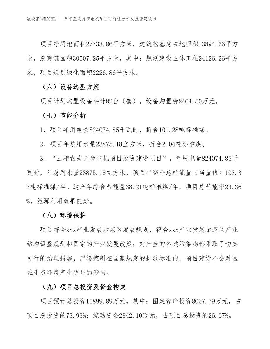 三相盘式异步电机项目可行性分析及投资建议书.docx_第5页