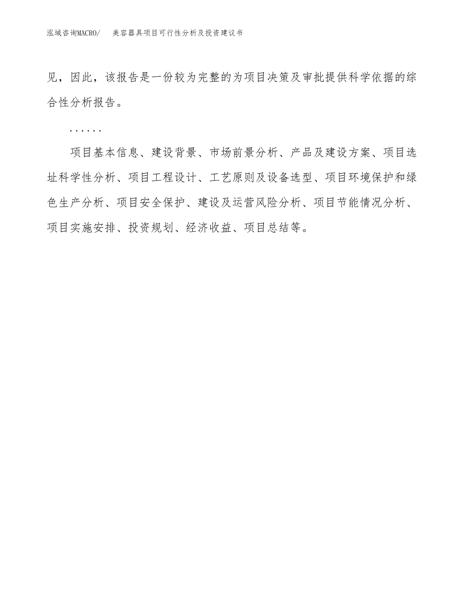 美容器具项目可行性分析及投资建议书.docx_第2页