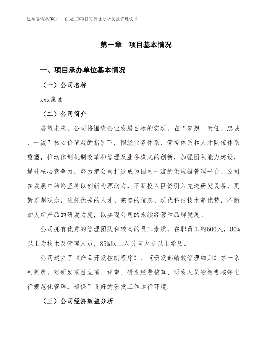 白光LED项目可行性分析及投资建议书.docx_第3页