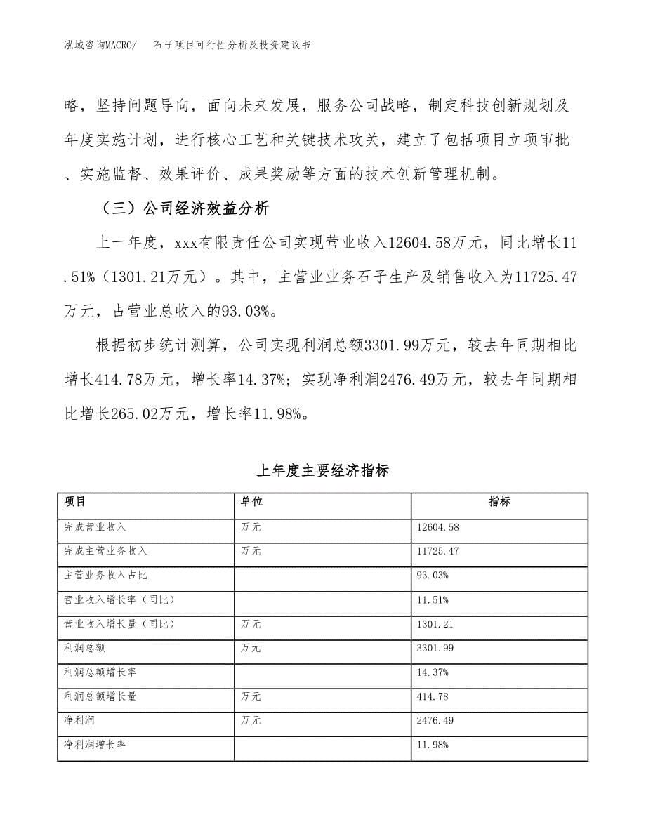 石子项目可行性分析及投资建议书.docx_第5页